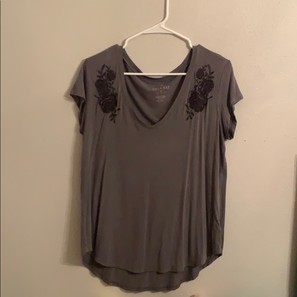 Gray Soft and Sexy T-shirt